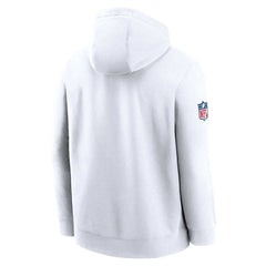 Cleveland Browns 2023 Sideline Club Alternate Tri-Blend Pullover Hoodie White - Nike