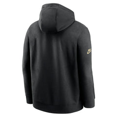 New Orleans Saints 2023 Sideline Club Alternate Tri-Blend Pullover Hoodie Black - Nike