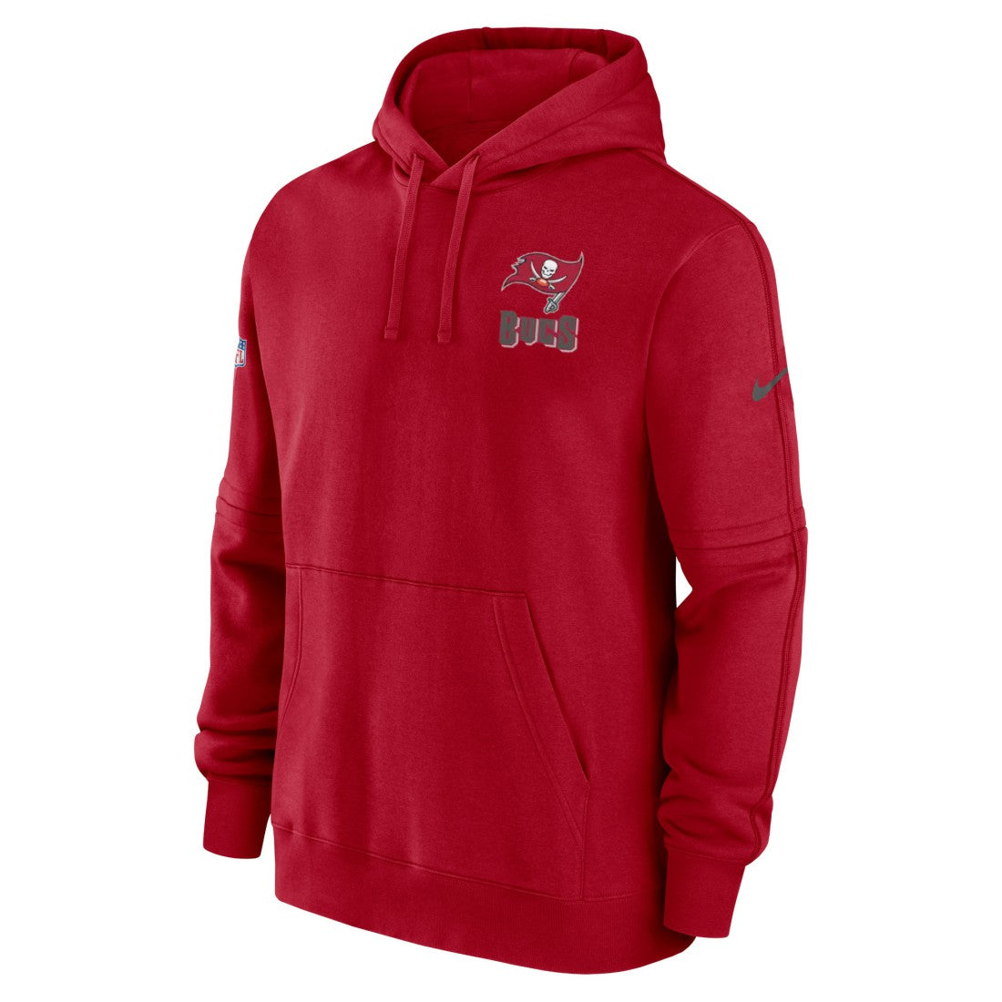 Tampa Bay Buccaneers Sideline Club Fleece Pullover Hoodie Red - Nike
