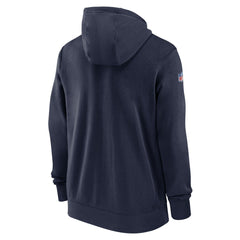Tennessee Titans 2023/24 Sideline Club Full-Zip Hoodie Navy - Nike