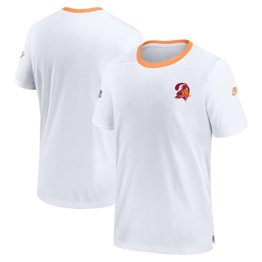 Tampa Bay Buccaneers Throwback Coach Performance T-Shirt White - Nike