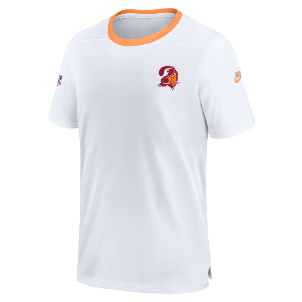 Tampa Bay Buccaneers Throwback Coach Performance T-Shirt White - Nike