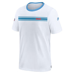 Tennessee Titans Oilers Throwback Sideline Coach Alternate Performance T-Shirt White - Nike