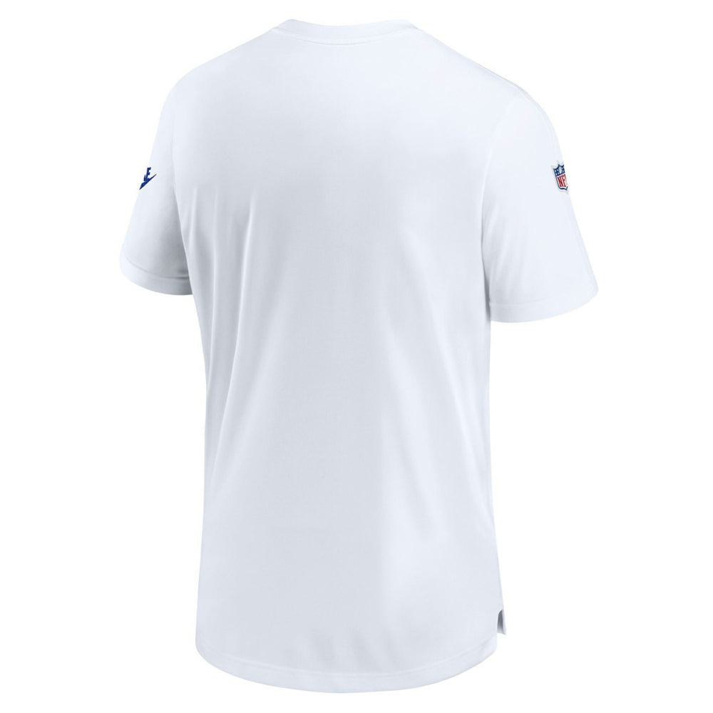 Tennessee Titans Oilers Throwback Sideline Coach Alternate Performance T-Shirt White - Nike