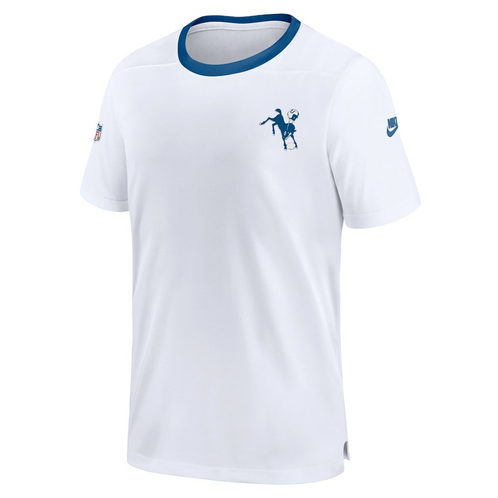 Indianapolis Colts Indiana Nights Alternate Coach Performance T-Shirt White - Nike