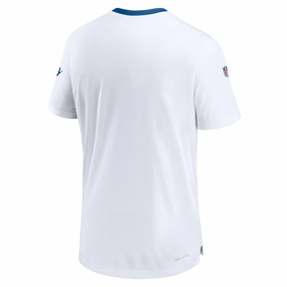 Indianapolis Colts Indiana Nights Alternate Coach Performance T-Shirt White - Nike