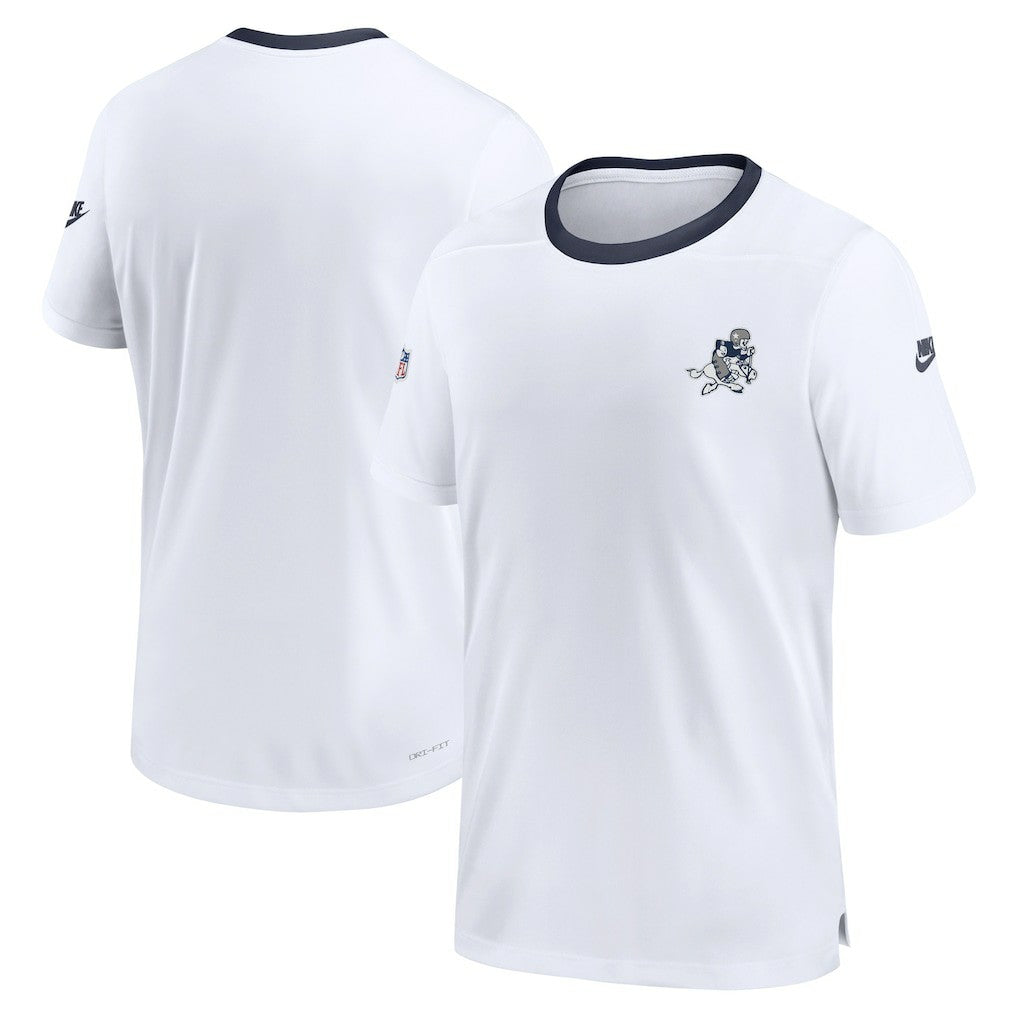 Dallas Cowboys Men's Sideline Coaches Alternate Performance T-Shirt White - Nike