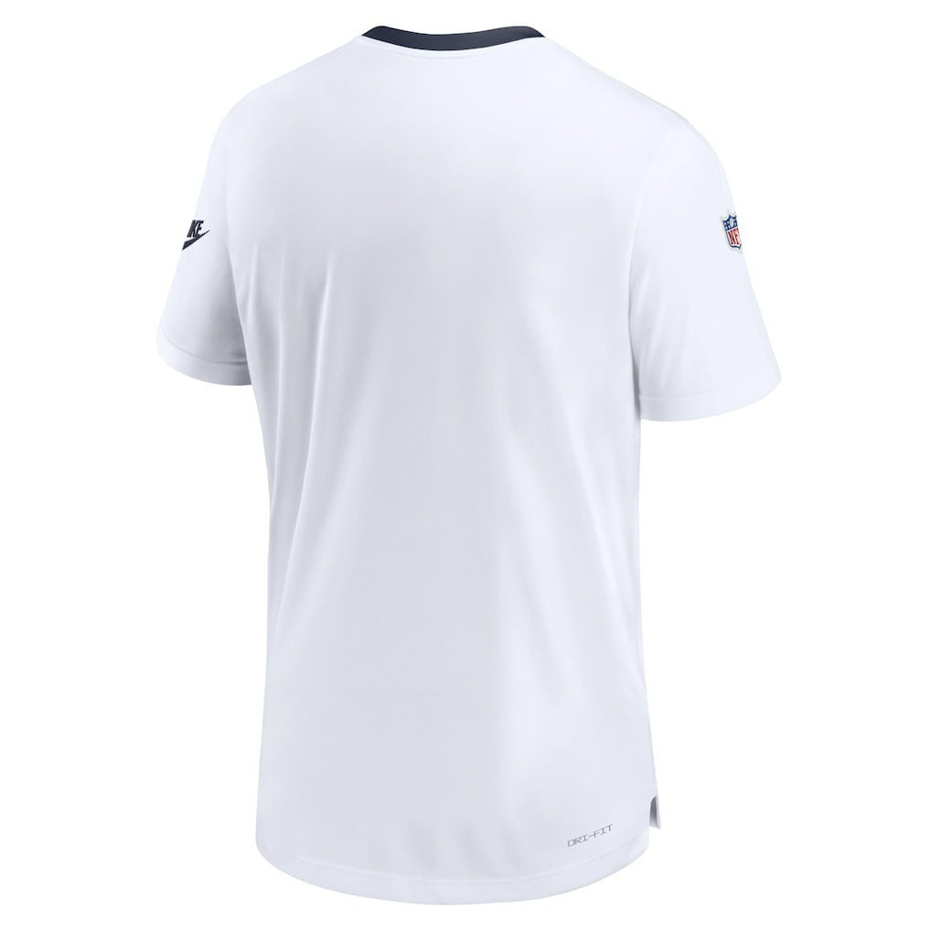 Dallas Cowboys Men's Sideline Coaches Alternate Performance T-Shirt White - Nike