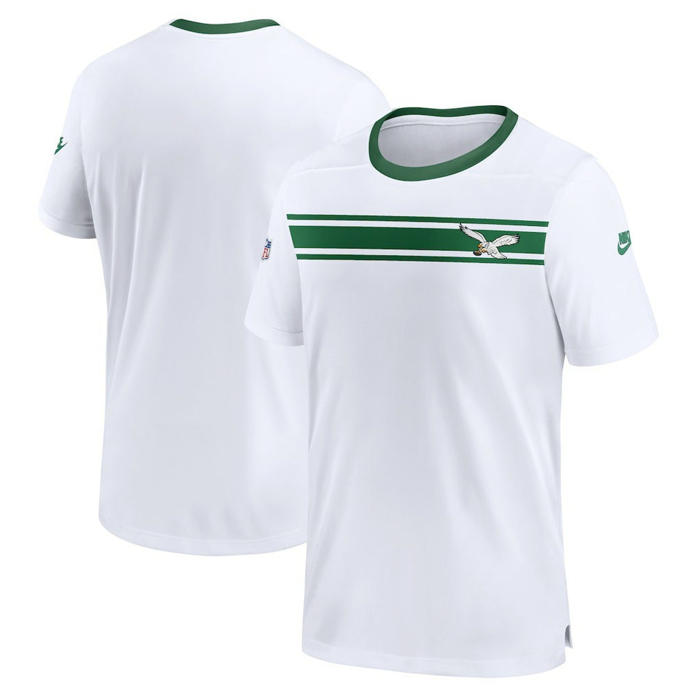 Philadelphia Eagles Men's Sideline Coaches Alternate Performance T-Shirt White - Nike