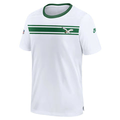 Philadelphia Eagles Men's Sideline Coaches Alternate Performance T-Shirt White - Nike