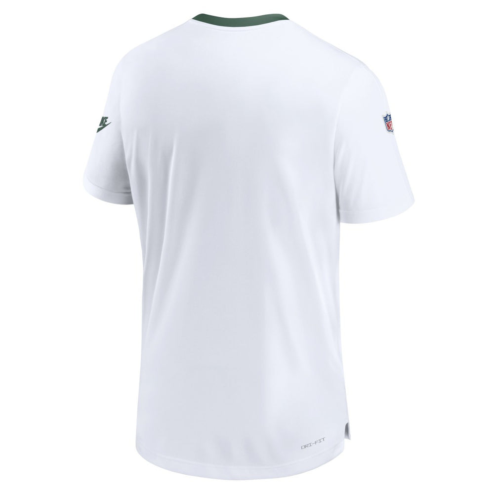 Green Bay Packers Men's Sideline Coaches Alternate Performance T-Shirt White - Nike