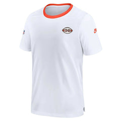 Cleveland Browns Men's Sideline Coaches Alternate Performance T-Shirt White - Nike