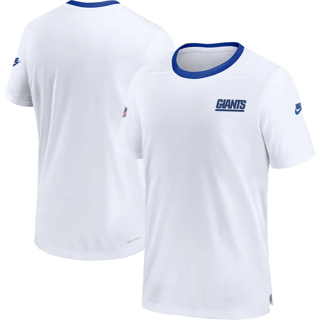 New York Giants Men's Sideline Coaches Alternate Performance T-Shirt White - Nike