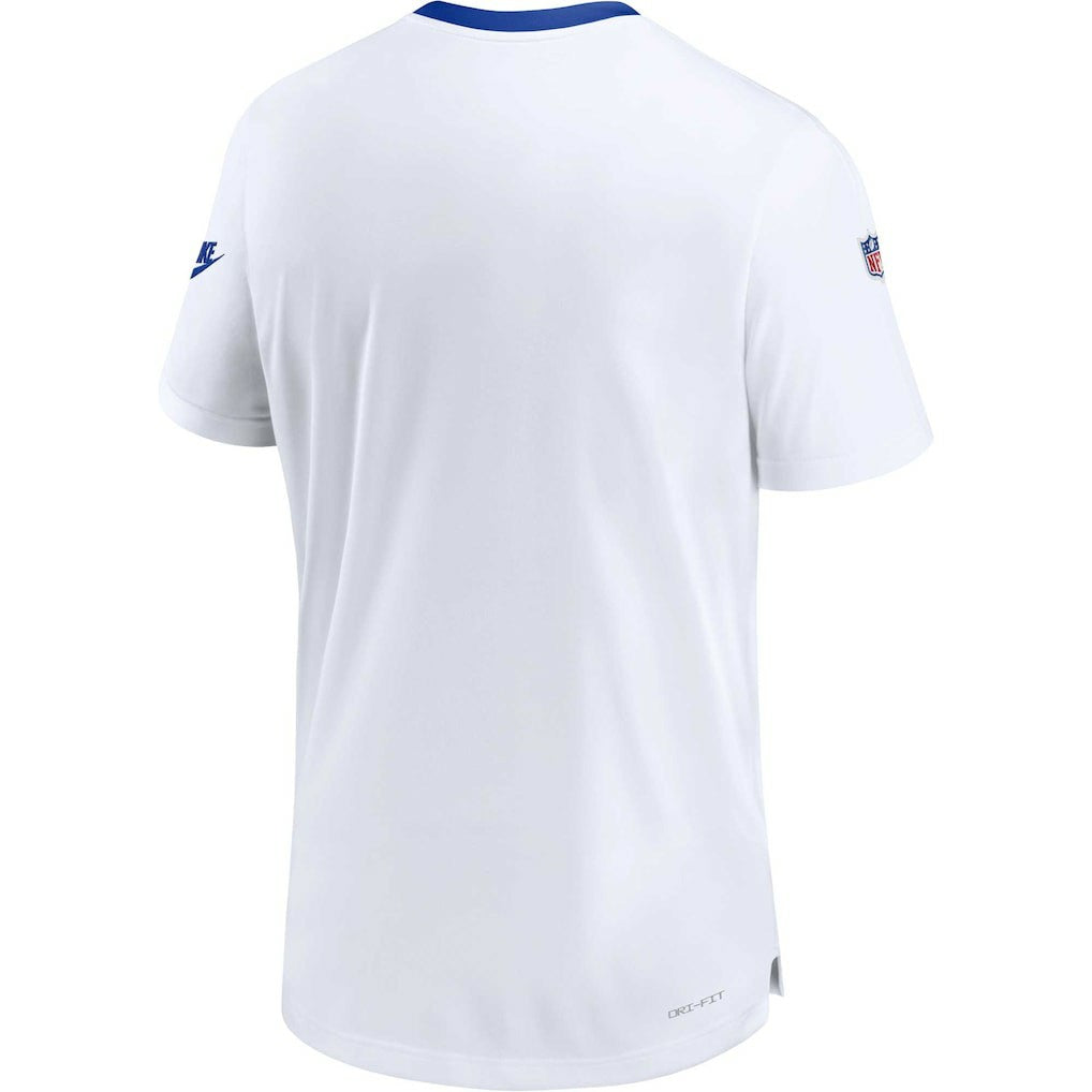 New York Giants Men's Sideline Coaches Alternate Performance T-Shirt White - Nike