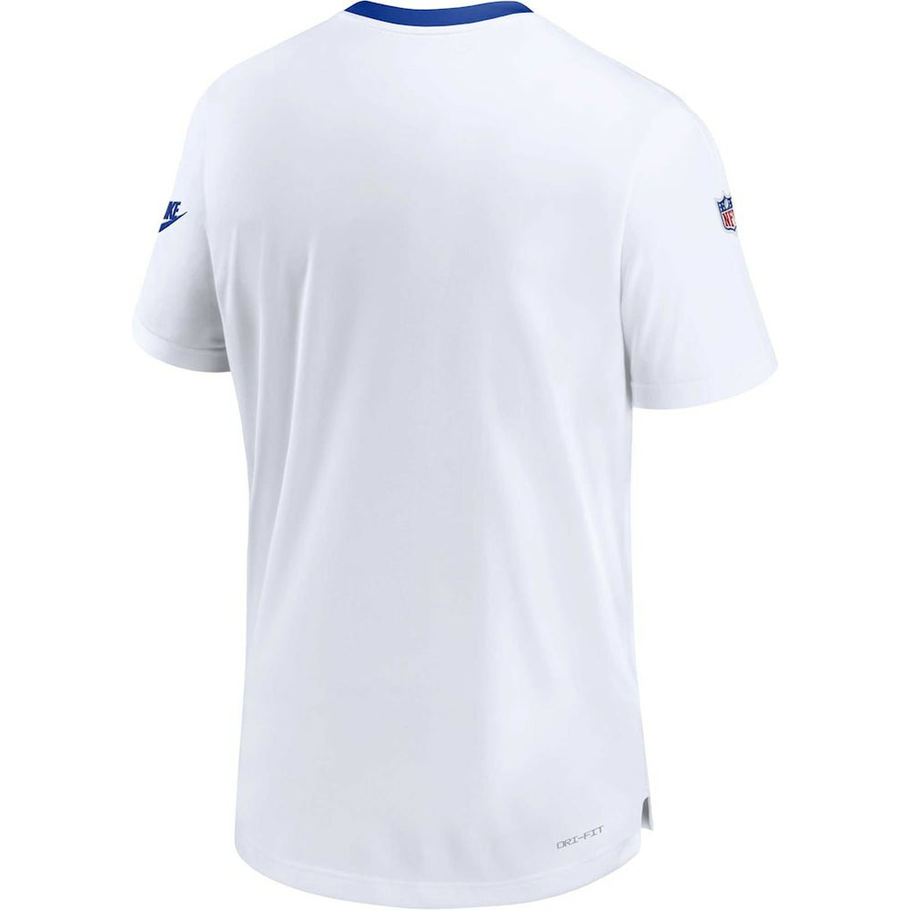 New York Giants Men's Sideline Coaches Alternate Performance T-Shirt White - Nike