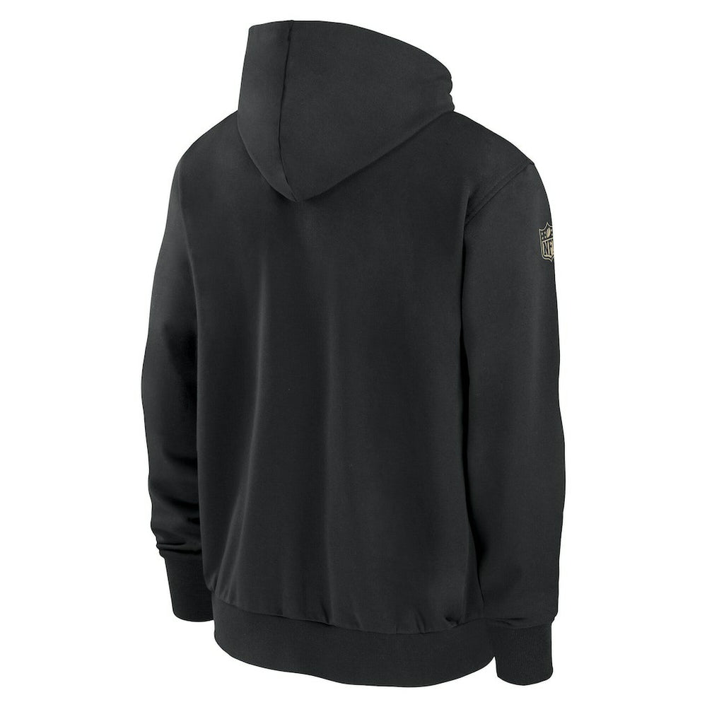 New Orleans Saints Sideline Performance Full-Zip Hoodie Jacket Black - Nike