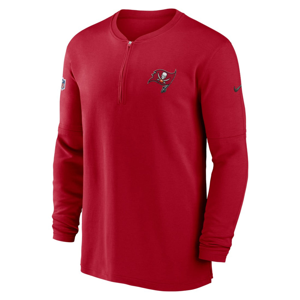 Tampa Bay Buccaneers 2023 Sideline Performance Long Sleeve Tri-Blend Quarter-Zip Top Red - Nike