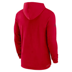 Tampa Bay Buccaneers Sideline Performance Long Sleeve Hoodie T-Shirt Red - Nike