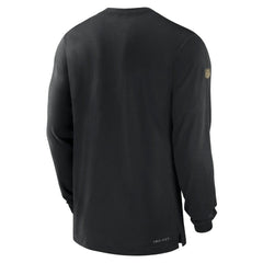 New Orleans Saints 2023 Sideline Performance Long Sleeve T-Shirt Black - Nike