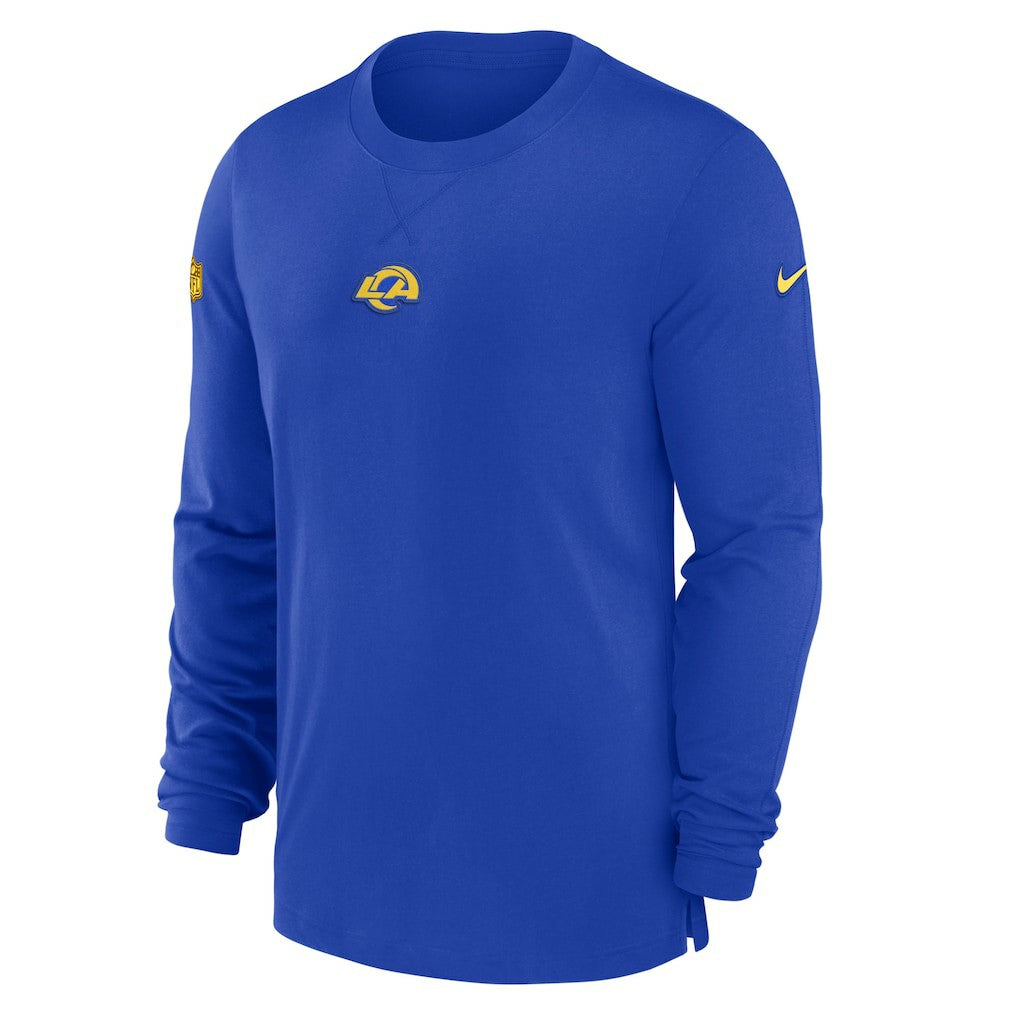 Los Angeles Rams 2023 Sideline Performance Long Sleeve T-Shirt Royal - Nike