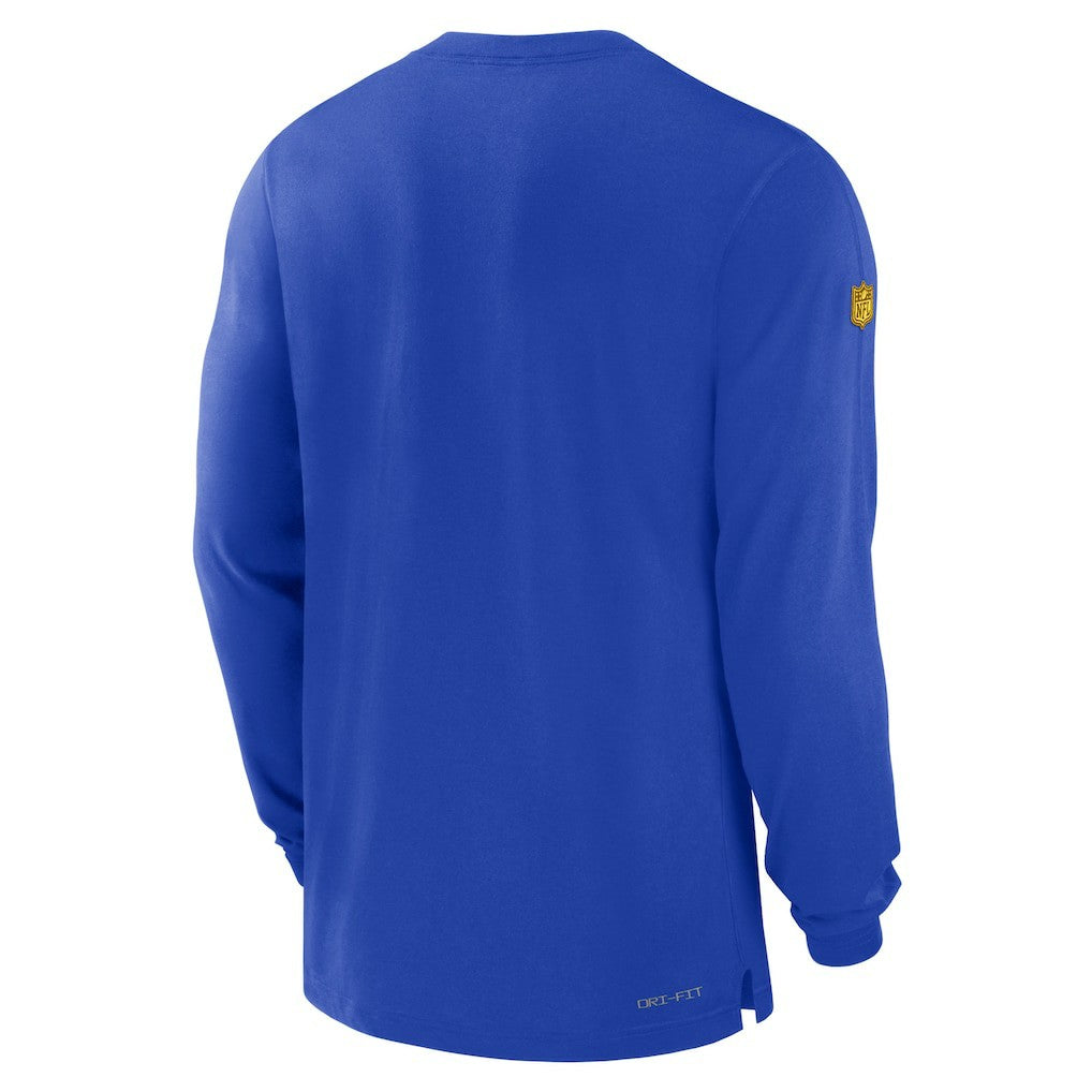 Los Angeles Rams 2023 Sideline Performance Long Sleeve T-Shirt Royal - Nike