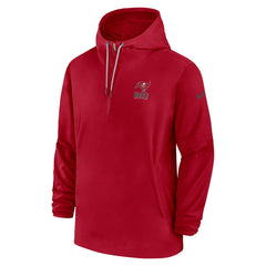 Tampa Bay Buccaneers Sideline Half-Zip Hoodie Red - Nike