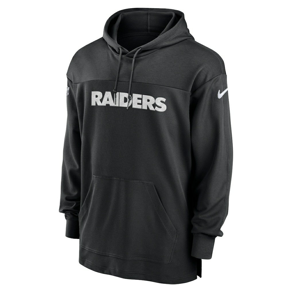 Las Vegas Raiders 2023 Sideline Lightweight Performance Hooded Top Black - Nike