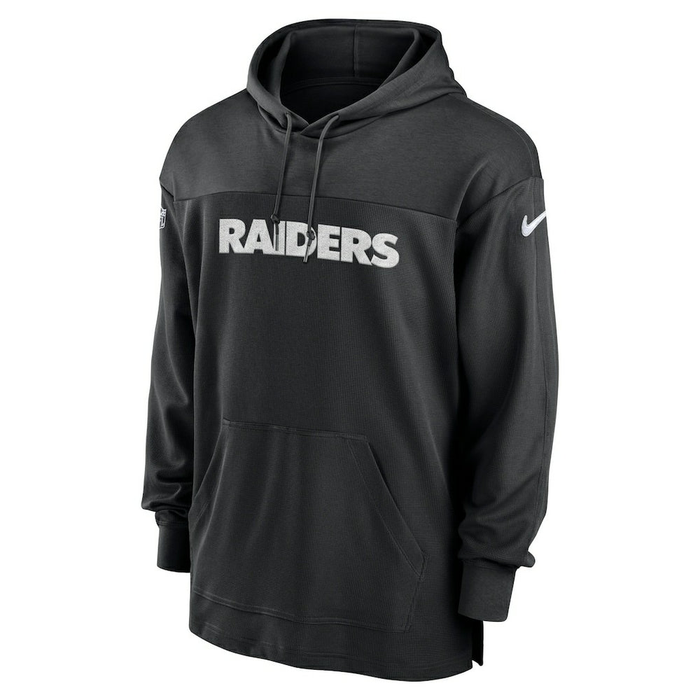 Las Vegas Raiders 2023 Sideline Lightweight Performance Hooded Top Black - Nike