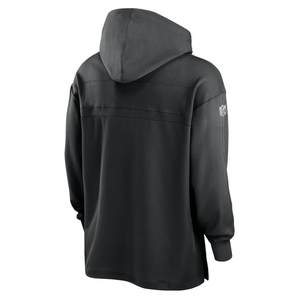 Las Vegas Raiders 2023 Sideline Lightweight Performance Hooded Top Black - Nike