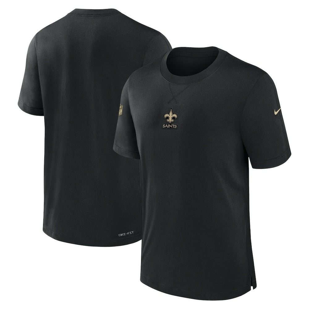 New Orleans Saints 2023 Sideline Performance T-Shirt Black - Nike