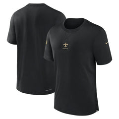 New Orleans Saints 2023 Sideline Performance T-Shirt Black - Nike