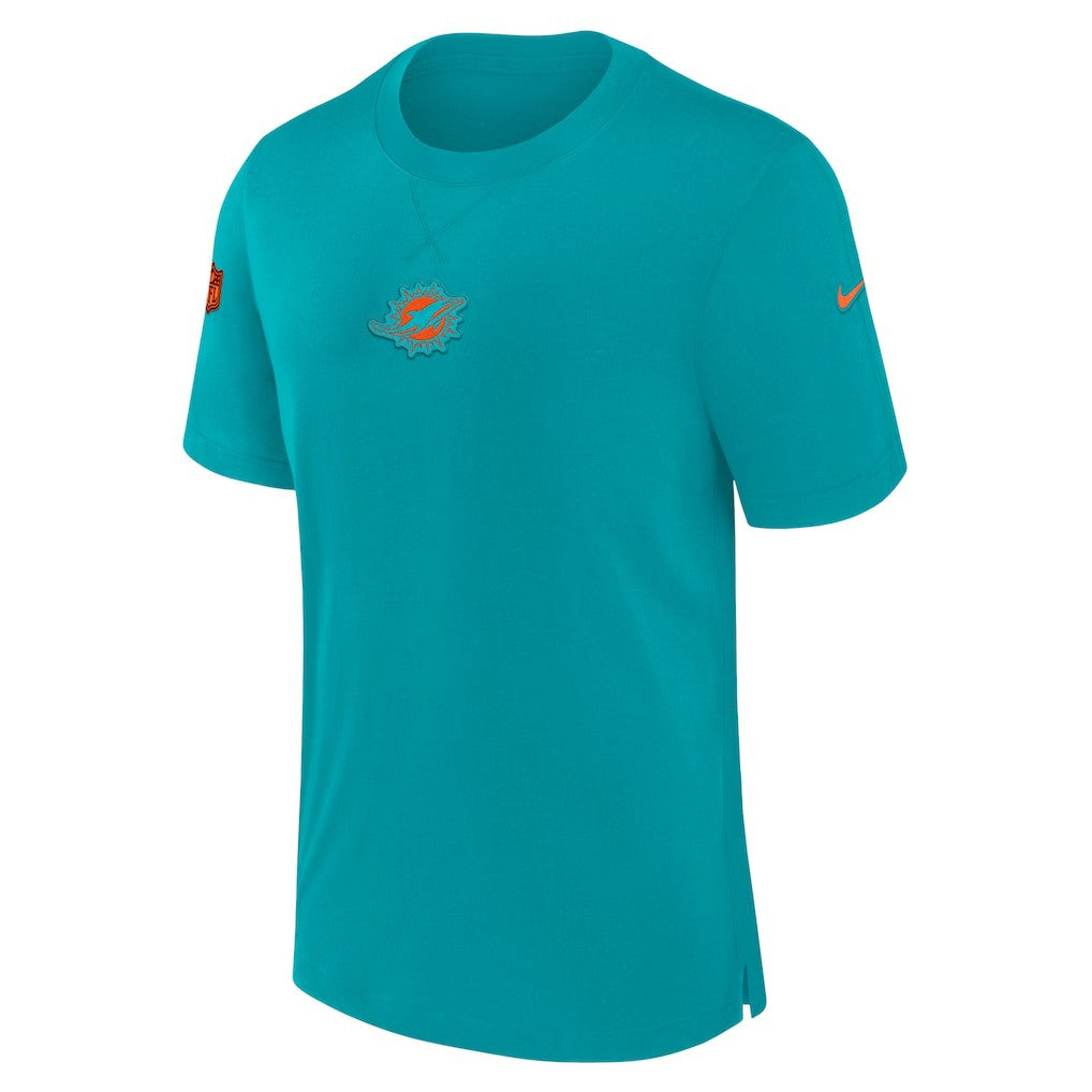 Miami Dolphins 2023 Sideline Performance T-Shirt Aqua - Nike