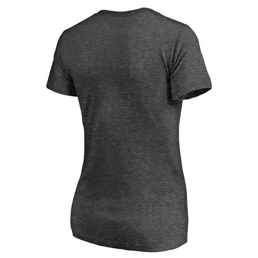 Detroit Lions Women's Victory Arch Team V-Neck T-Shirt Charcoal - NFL