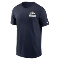 Denver Broncos Blitz Essential T-Shirt Navy - Nike