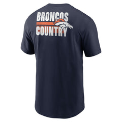 Denver Broncos Blitz Essential T-Shirt Navy - Nike