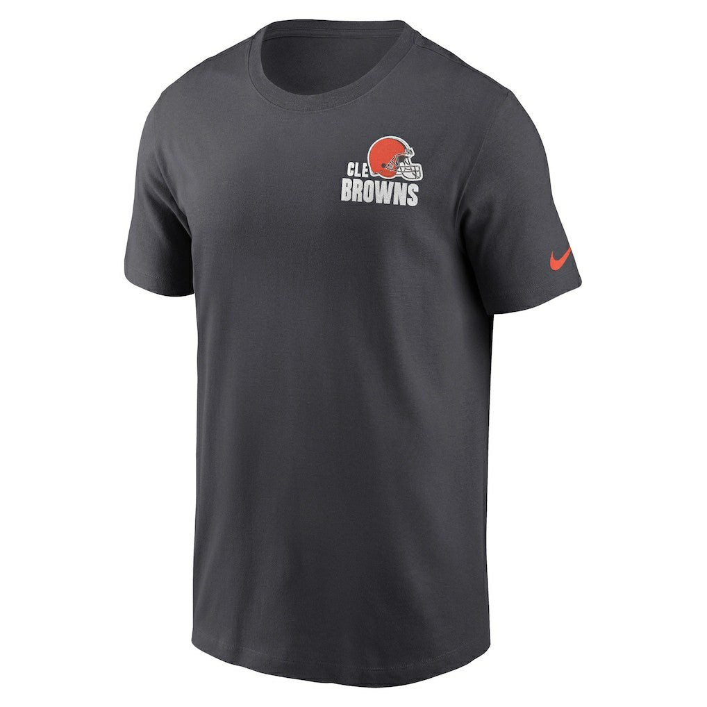 Cleveland Browns Blitz Essential T-Shirt Anthracite - Nike