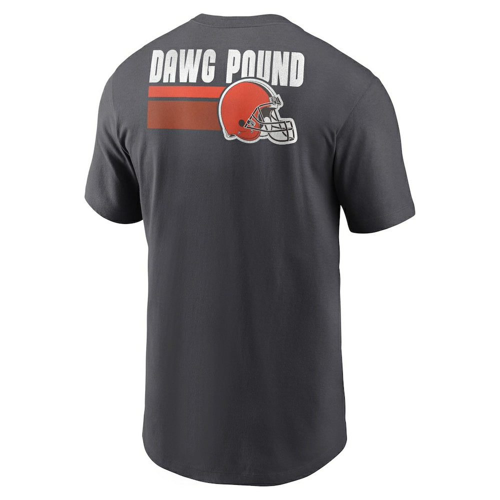 Cleveland Browns Blitz Essential T-Shirt Anthracite - Nike