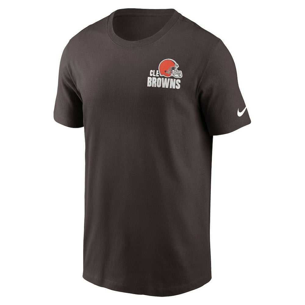 Cleveland Browns Blitz Essential T-Shirt Brown - Nike