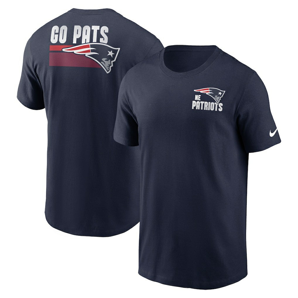 New England Patriots Blitz Essential T-Shirt Navy - Nike