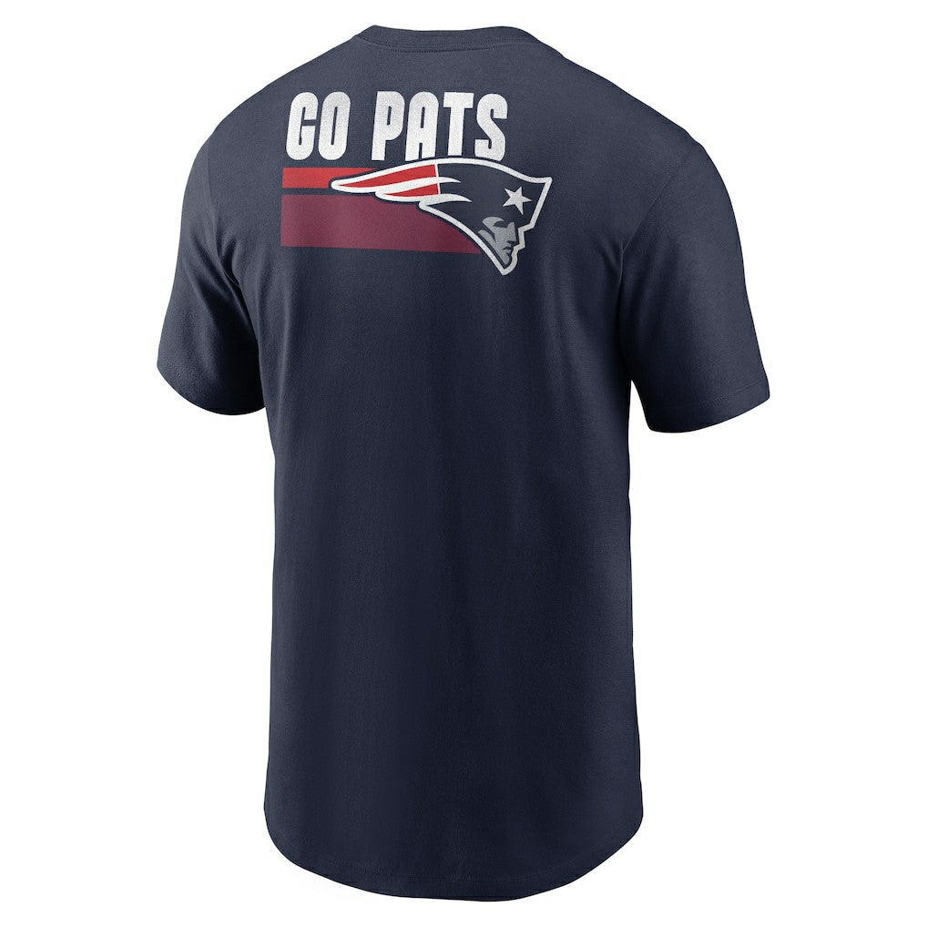 New England Patriots Blitz Essential T-Shirt Navy - Nike