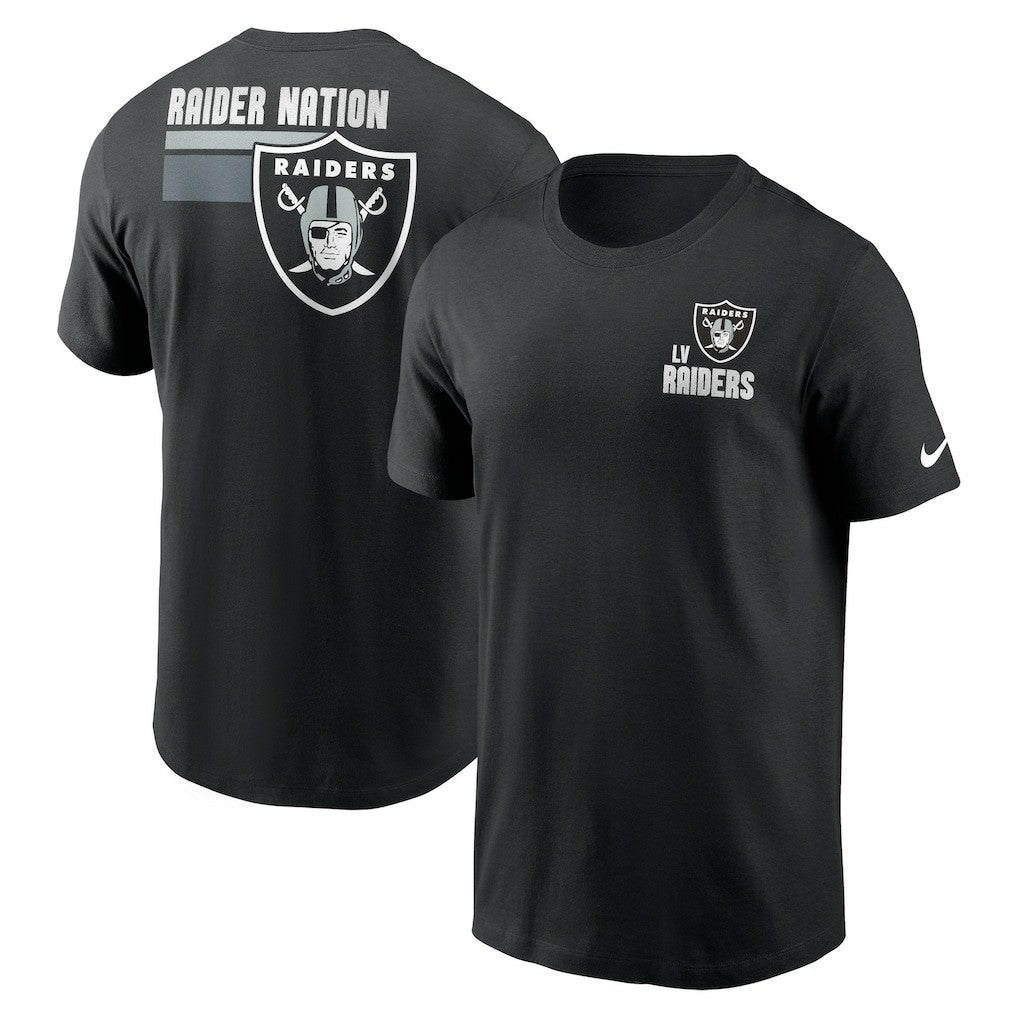 Las Vegas Raiders Blitz Essential T-Shirt Black - Nike