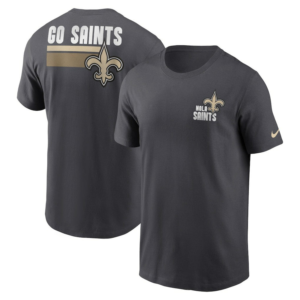 New Orleans Saints Blitz Essential T-Shirt Anthracite - Nike