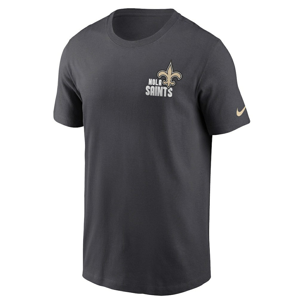 New Orleans Saints Blitz Essential T-Shirt Anthracite - Nike