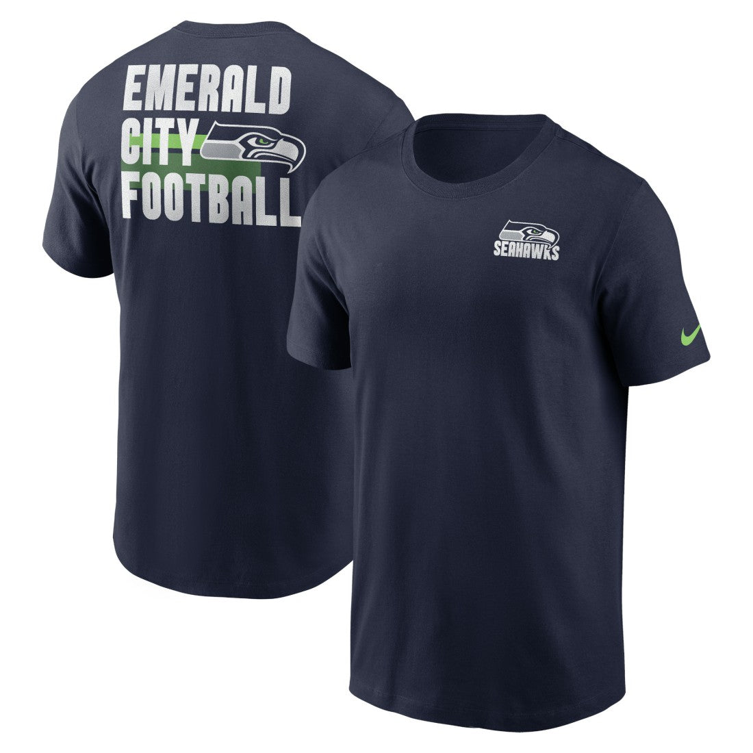 Seattle Seahawks Blitz Essential T-Shirt College Navy - Nike