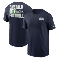 Seattle Seahawks Blitz Essential T-Shirt College Navy - Nike