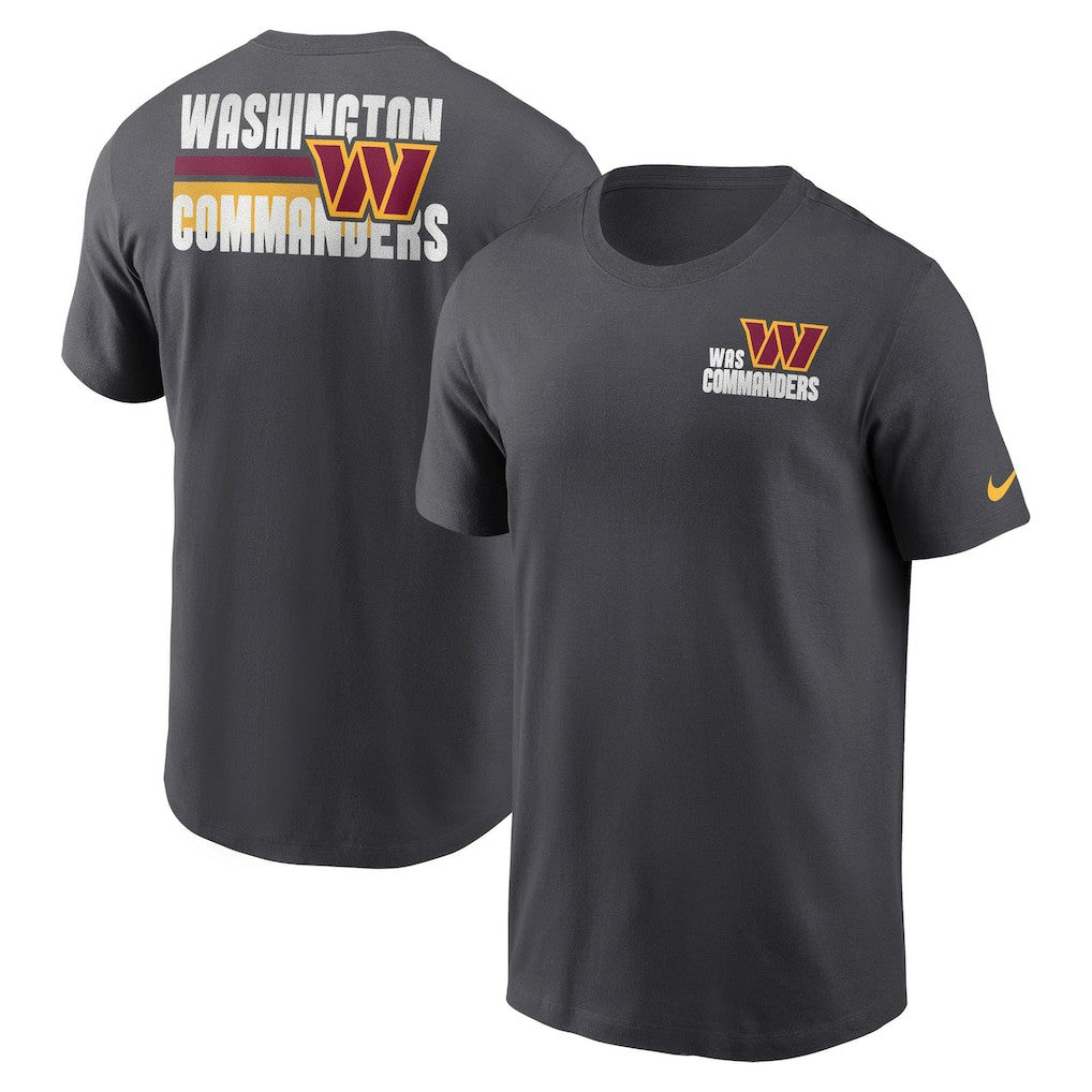 Washington Commanders Blitz Essential T-Shirt Anthracite - Nike