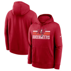 Tampa Bay Buccaneers Club Fleece Pullover Hoodie Red - Nike