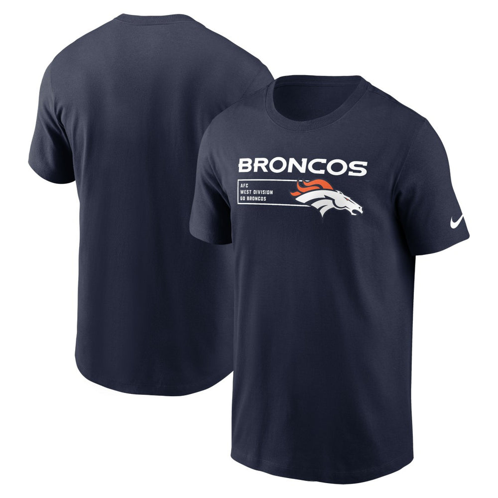 Denver Broncos Division Essential T-Shirt Navy - Nike