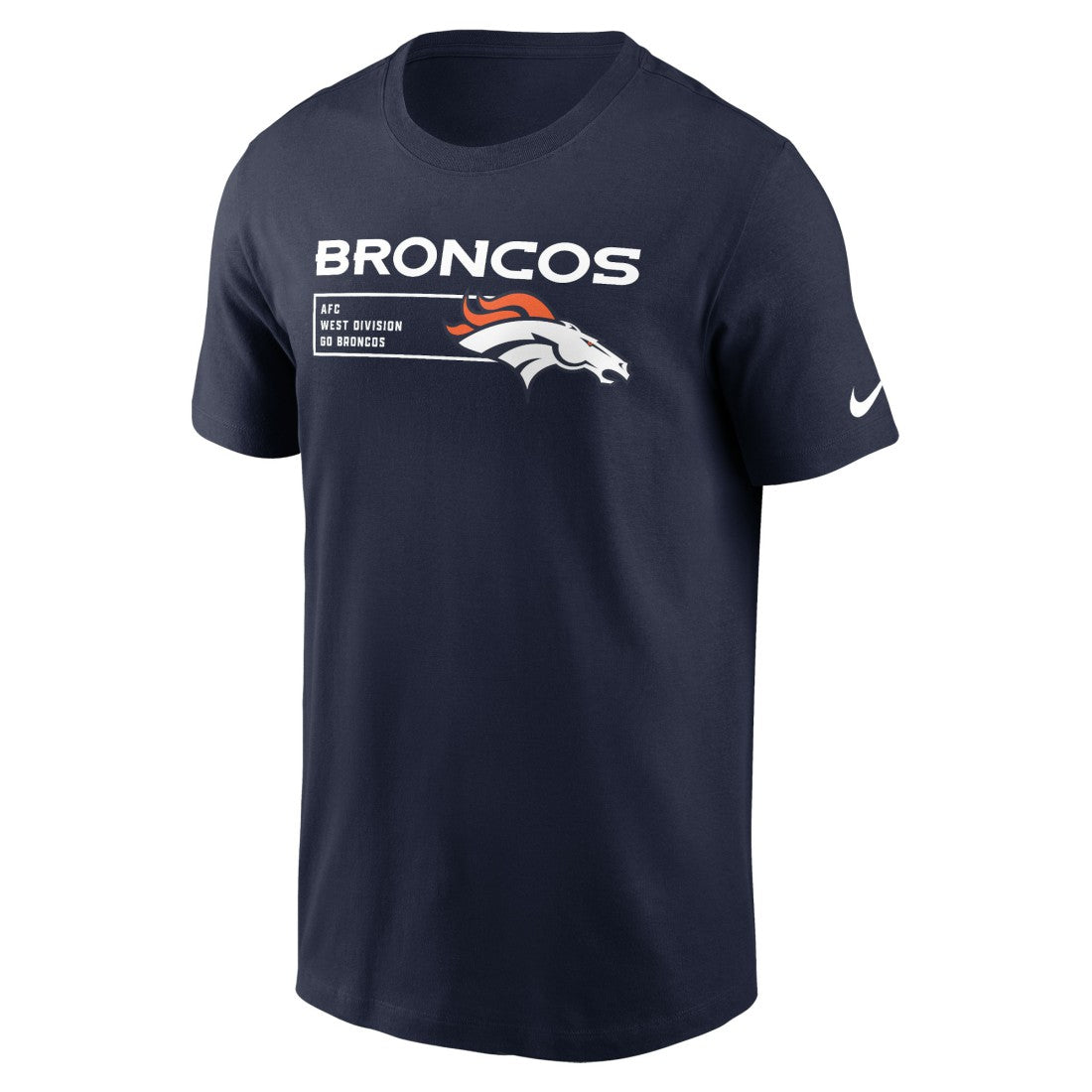 Denver Broncos Division Essential T-Shirt Navy - Nike