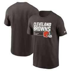 Cleveland Browns Division Essential T-Shirt Brown - Nike